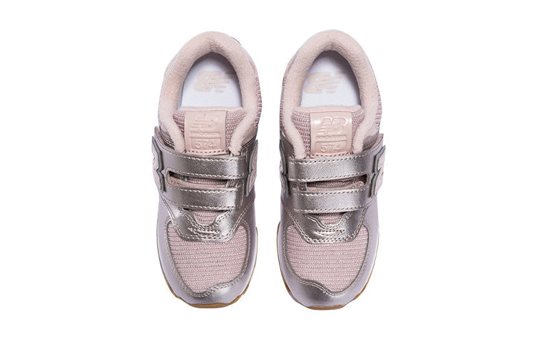 New Balance 574 Series Low-Top K Silver/Pink YV574YSP