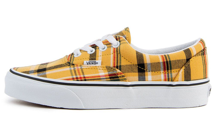 Vans Era In Plaid Board Shoes Yellow VN0A4BV4VXX