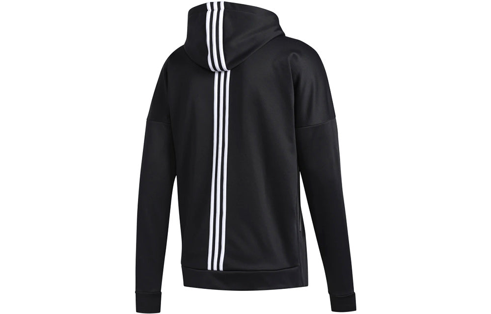adidas Windproof Sports Hooded Jacket Black FS6895