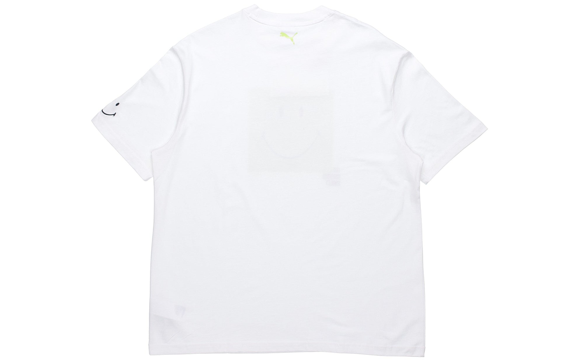 PUMA x SMILEY Crossover Smiling Face Printing Round Neck Short Sleeve White 532907-02