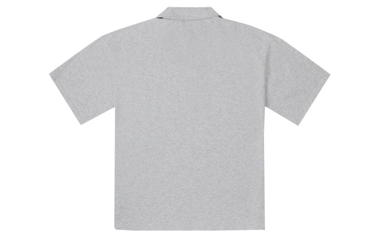 Converse Waffle Polo Shirt Asia Sizing 'Grey' 10027230-A02