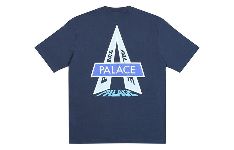 PALACE Asleep To Venture Round Neck Short Sleeve Unisex Blue P19TS023