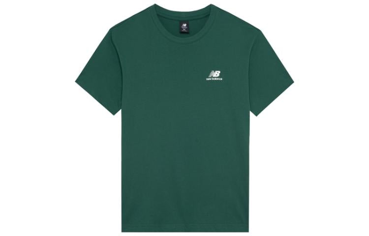 New Balance Casual Logo T-Shirt Asia Sizing 'Green White' AMT22395-NWG