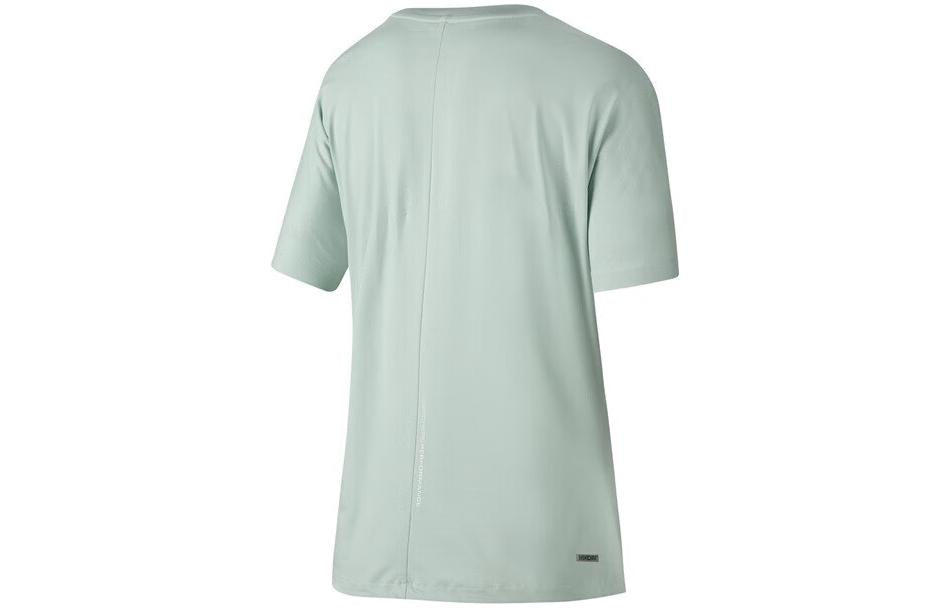 (WMNS) Skechers Sport Short Sleeve Tee 'Green White' P323W003-02QQ