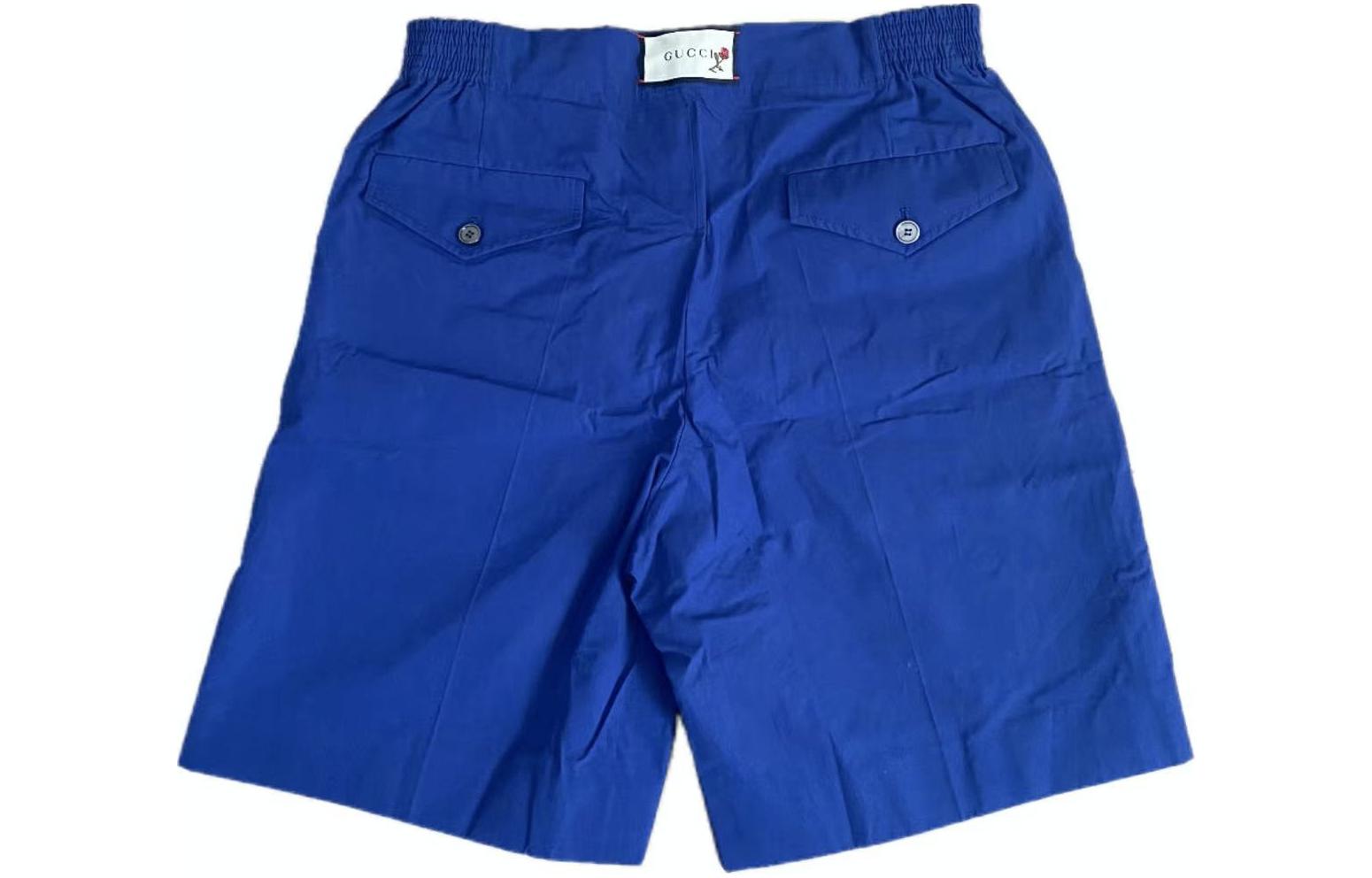 Gucci Plain Chino Short 'Blue' 581676-ZABWZ-4133