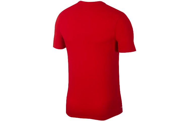 Nike NBA Toronto Raptors Printing Alphabet Sports Quick Dry Short Sleeve Red CU4282-657