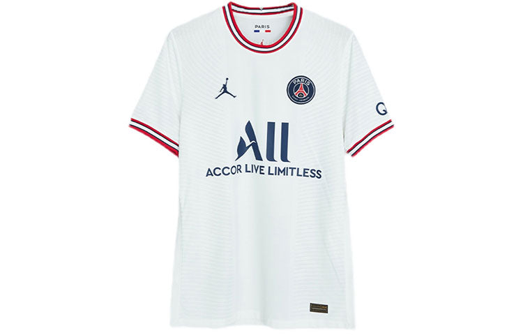 Air Jordan Paris Saint-Germain PSG 21/22 Player Edition Away Jersey 'White' DH7467-101