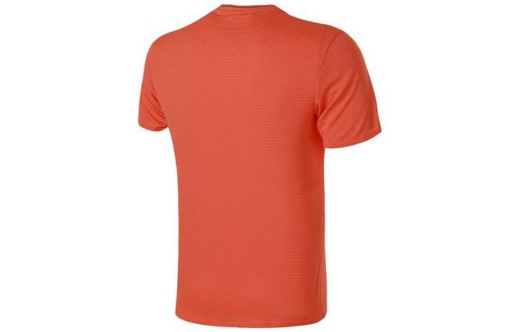 Men's adidas Solid Color Quick Dry Athleisure Casual Sports Short Sleeve Orange T-Shirt CW4057
