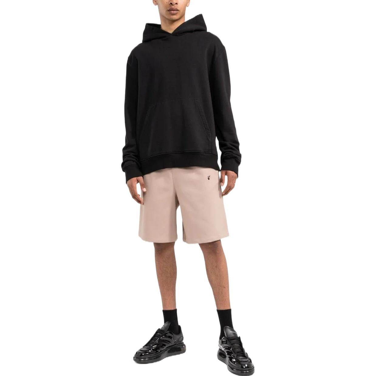 Men's Off-White SS22 Solid Color Large Shorts Pink OMCB056S22FAB0016201