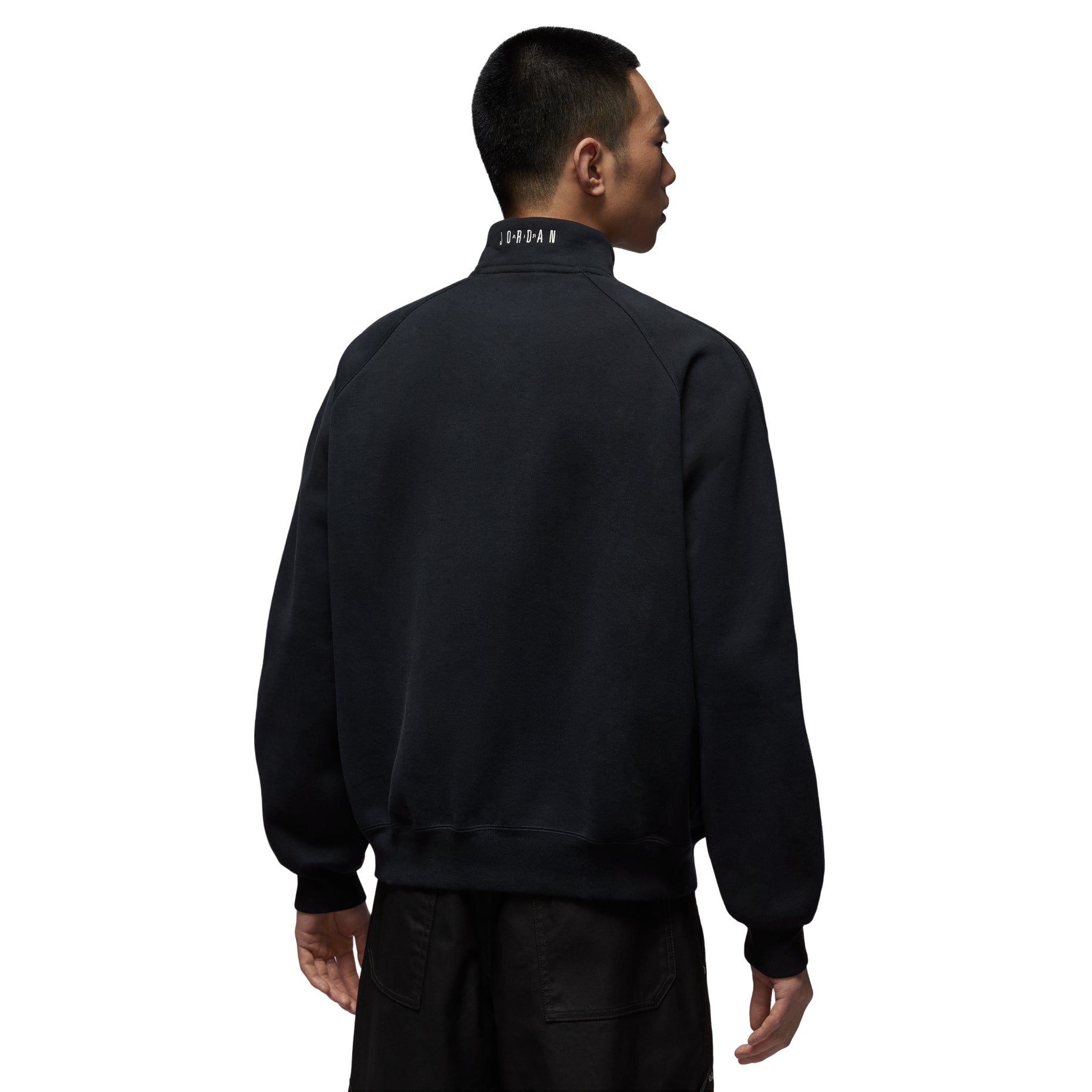 Jordan Flight Graphic Fleece 1/4-Zip Top 'Black Sail' IF1817-010