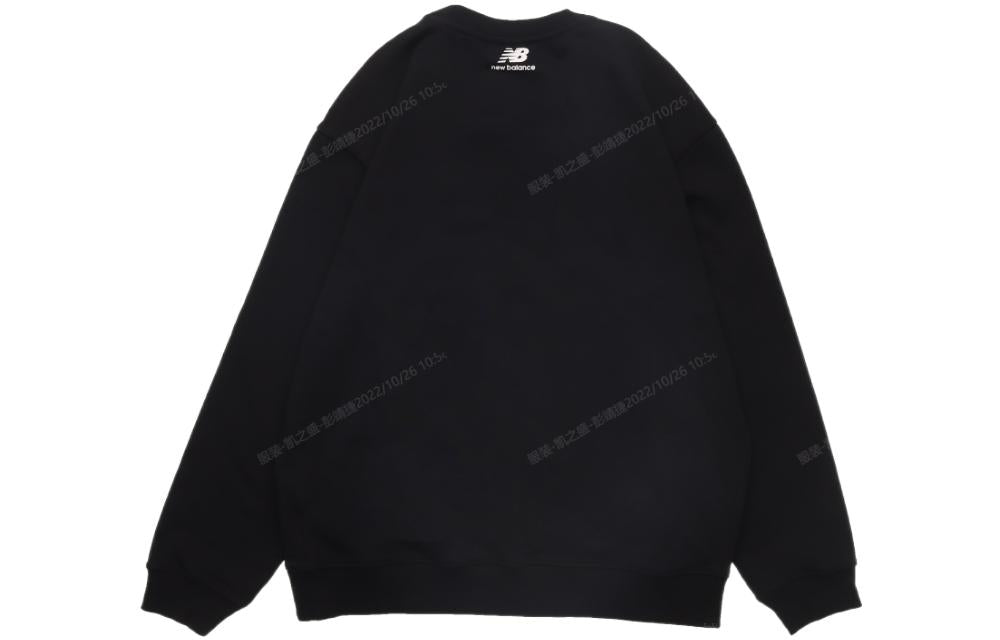 New Balance Logo Sweatshirt Asia Sizing 'Black' 5CC44343-BK