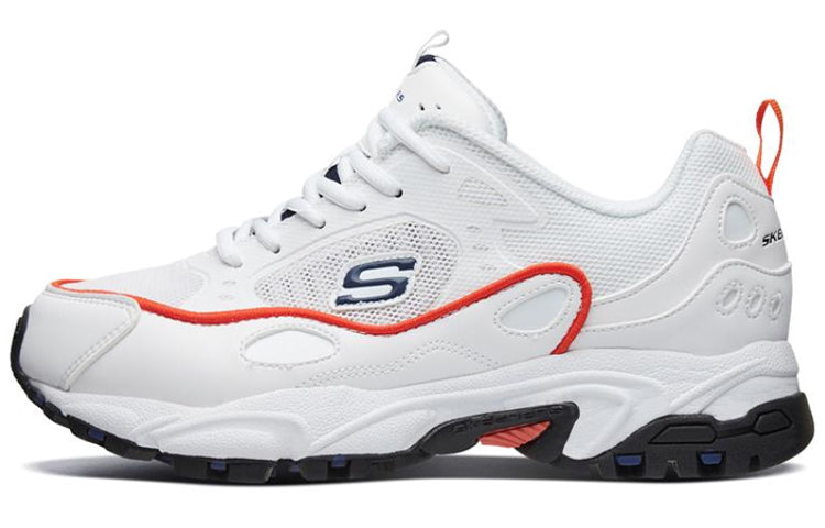 Skechers Stamina Running Shoes White/Red/Black 666096-WOR