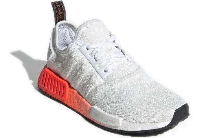 (GS) adidas NMD_R1 J 'Fading Glitch - White Solar Red' EF5860