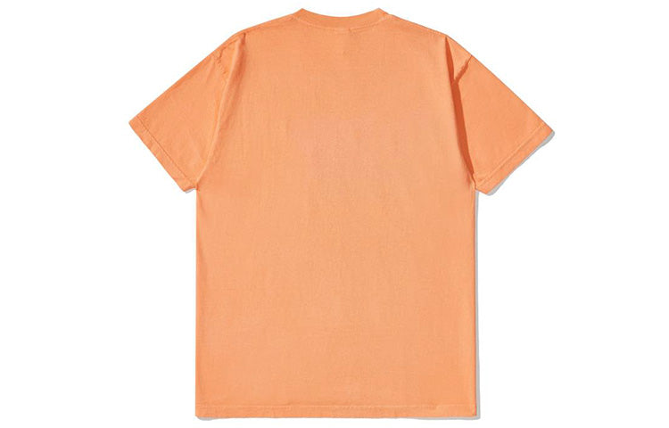 Men's UNDEFEATED Gradient Logo Printing Short Sleeve Orange 80099-ORANGE