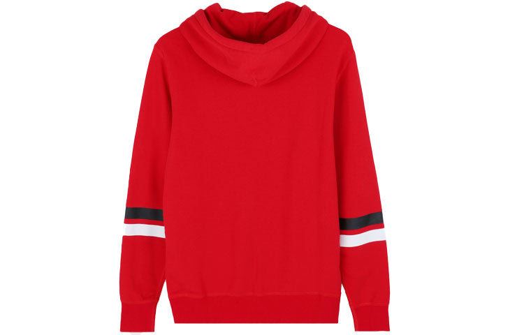 Converse Collegiate Text Pullover Hoodie Asia Sizing 'Red' 10017352-A04