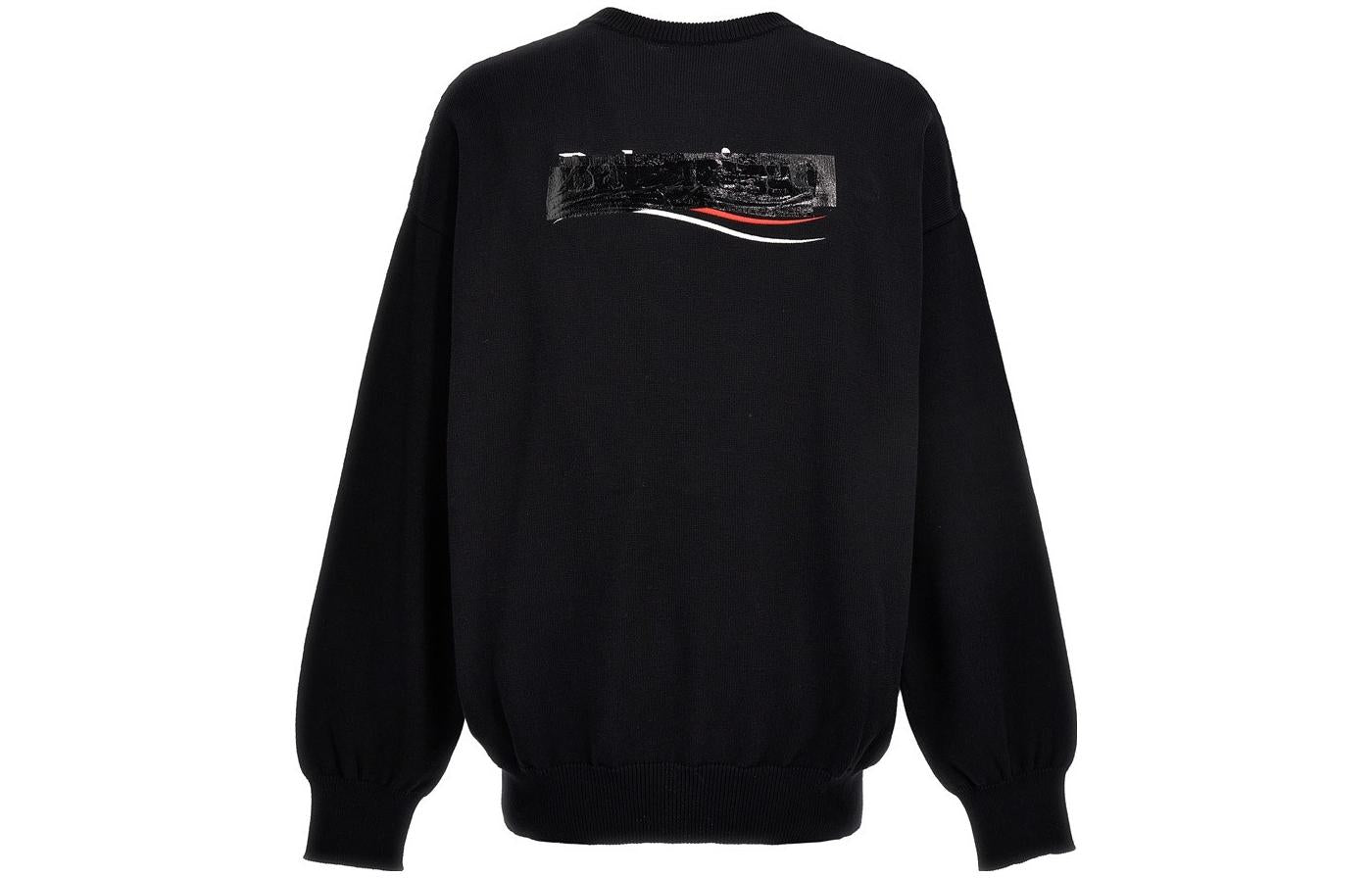 Balenciaga Gaffer Oversized Sweatshirt 'Black' 719158T32631000