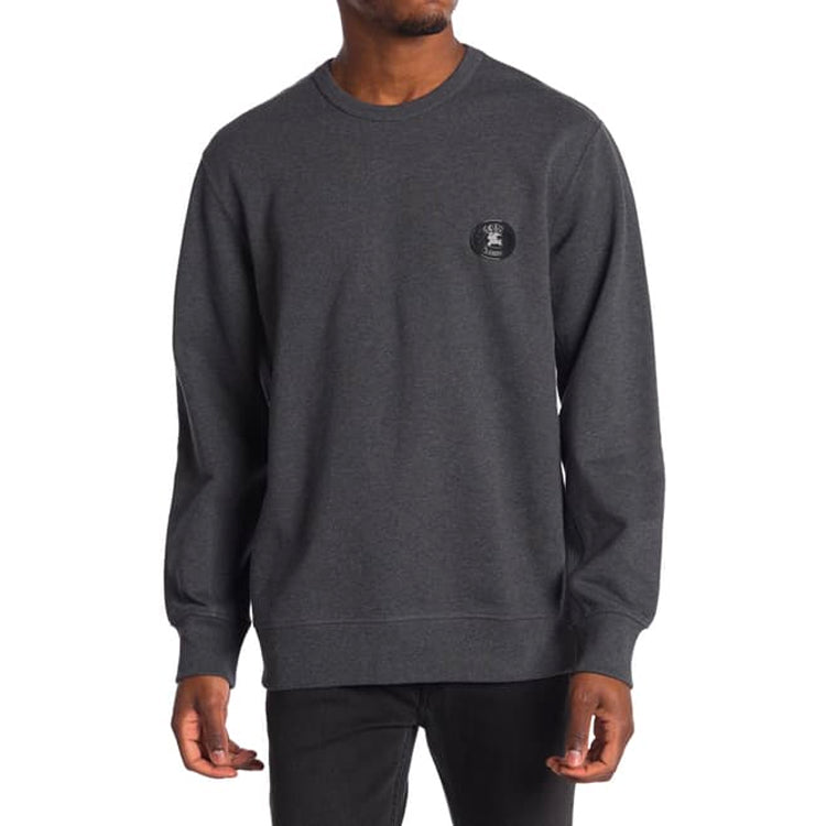 Men's Burberry SS21 Loose Round Neck Long Sleeves Gray 80078351