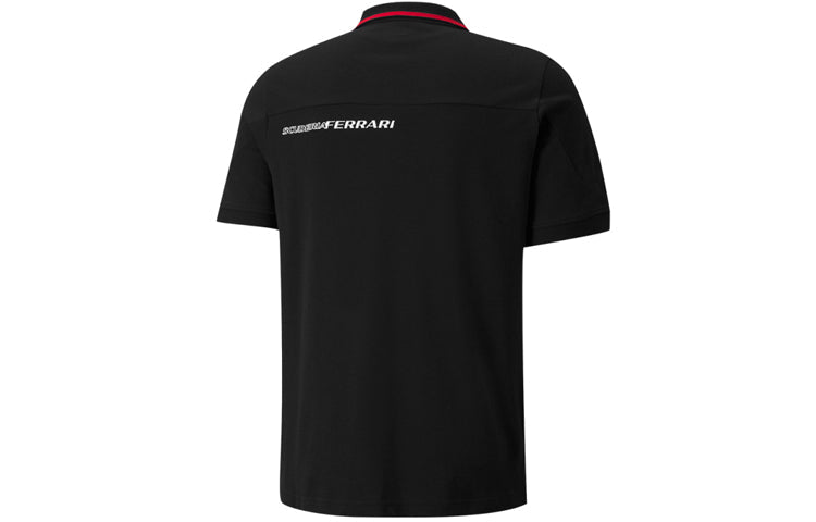 PUMA Scuderia Ferrari Race Polo Shirt 'Black Yellow White' 531686-01
