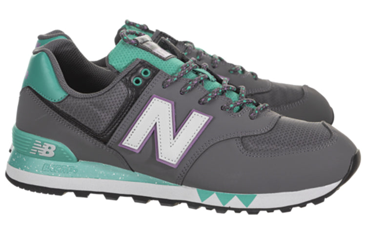 New Balance 574 Low-Top Grey/Green ML574FT