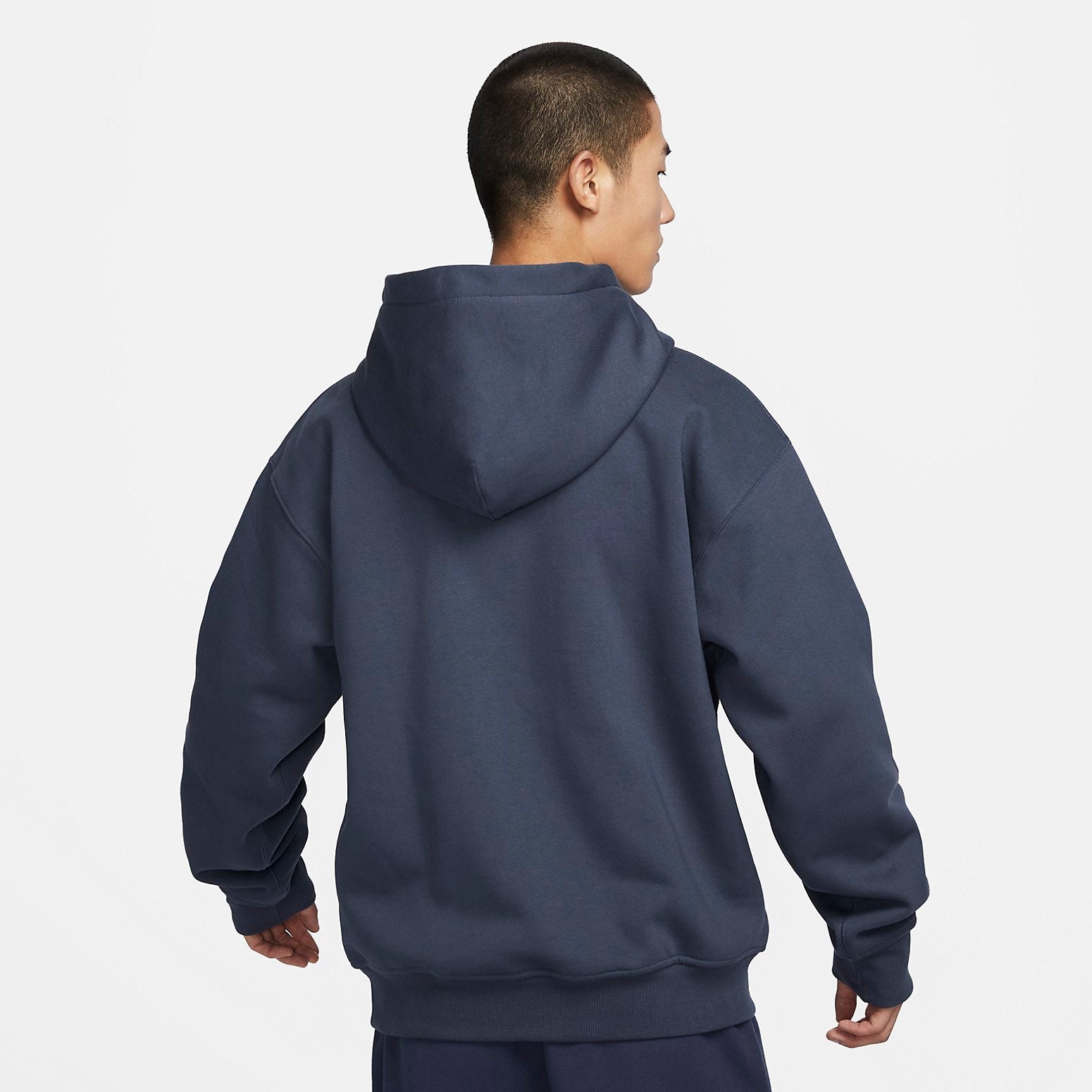 Nike Sportswear Solo Swoosh Pullover Hoodie 'Navy' FN3348-437