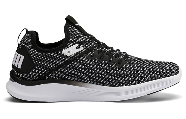 PUMA Ignite Flash Fs Low Top Running Shoes Black/White 192496-01