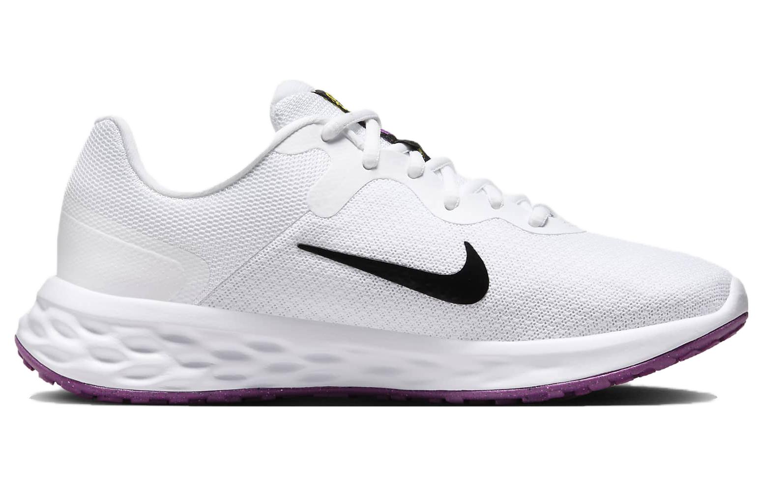 (WMNS) Nike Revolution 6 Wide 'White Vivid Purple' DC9001-106