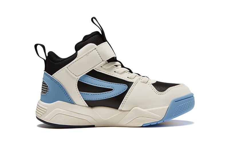 (GS) FILA High-Top Skate Shoes 'White Black Blue' K14B341301FBG