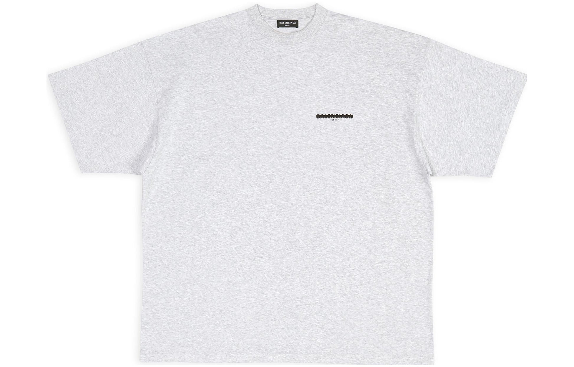 Balenciaga Strike 1917 Oversized T-shirt 'Light Grey' 694576TMVJ61023