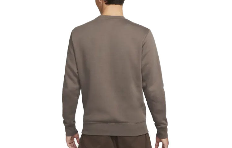 Nike Sportswear Club Fleece Stay Warm Sports Round Neck Pullover Brown Dark brown BV2663-004