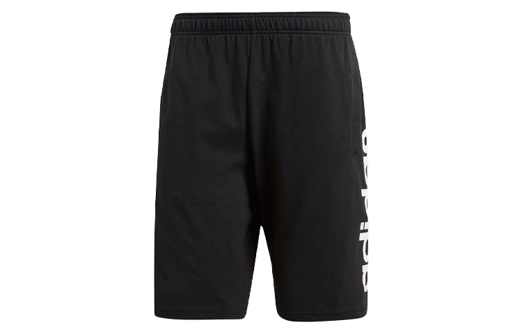 adidasEss Lin Shor SJ Sports Knit Shorts Black BS5026