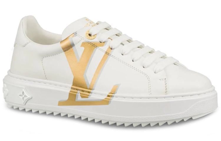 (WMNS) LOUIS VUITTON LV Time Out Sports Shoes White/Gold 1A4VV7