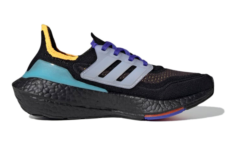 (GS) adidas Ultraboost 21 J 'Black Pulse Aqua' GX2561