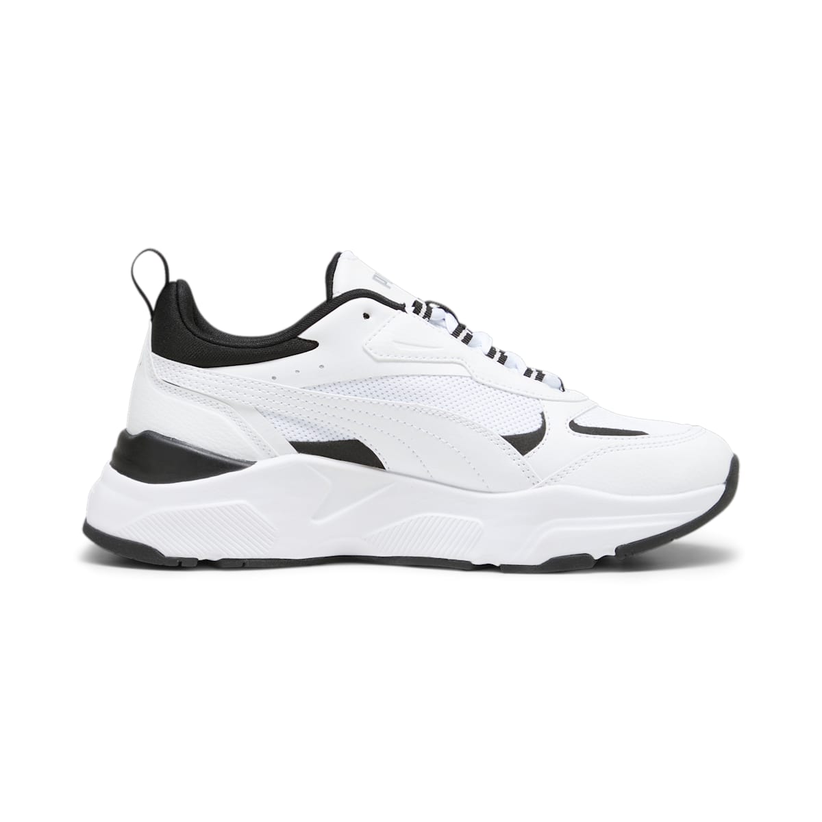 (WMNS) PUMA Cassia Sneakers 'White Black' 384647-18