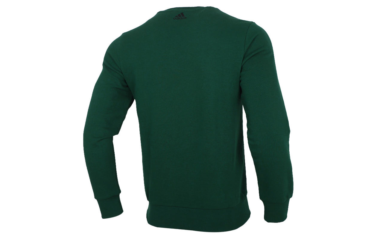 adidas MH GFX BOS SEB Casual Sports Round Neck Pullover Green GR6958