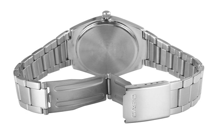 Men's CASIO quartz quartz Casual Watch Business Casual Watch White Mens Silver Analog MTP-1191A-7ADF