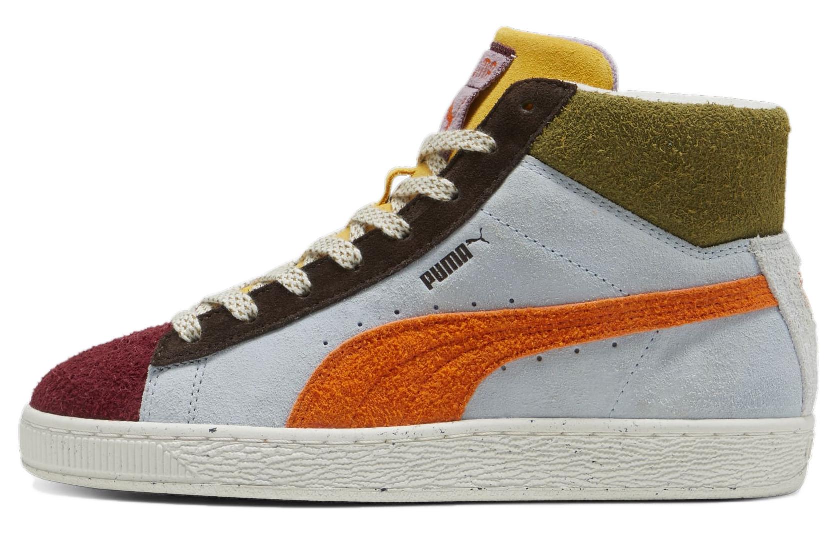 (WMNS) PUMA Lemlem x Suede Mid 'Icy Blue Cayenne Pepper' 396629-01