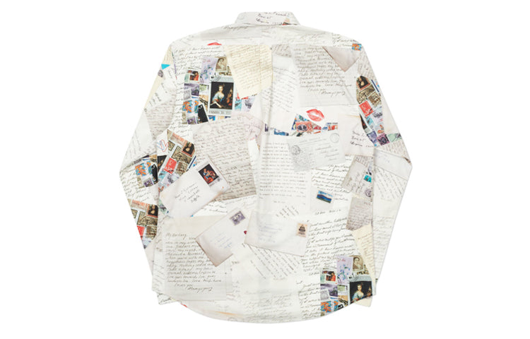 PALACE Love Letter Pattern Shirt Unisex White PAL-FW20-123