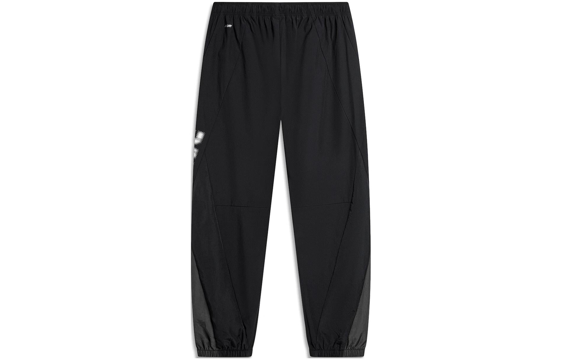 Li-Ning BadFive Graphic Sports Pants 'Black Grey' AYKU391-3