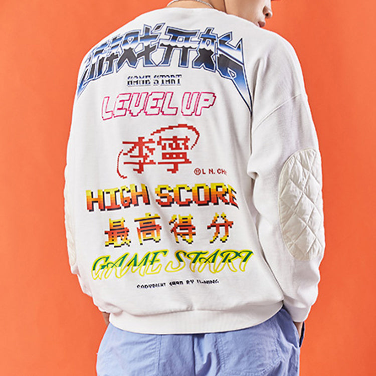 Li-Ning Paris fashion week FW20 Series Loose Pullover White AWDQ635-2
