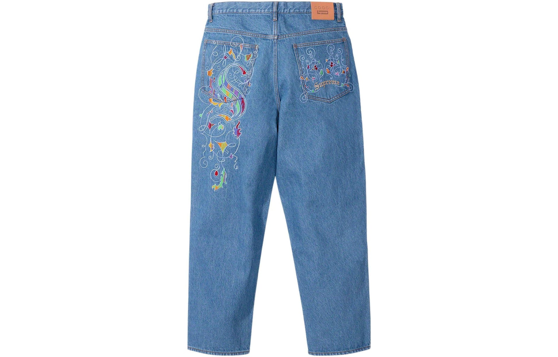 Supreme x COOGI SS23 Week11 Baggy Jean Pants 'Blue' SUP-SS23-206
