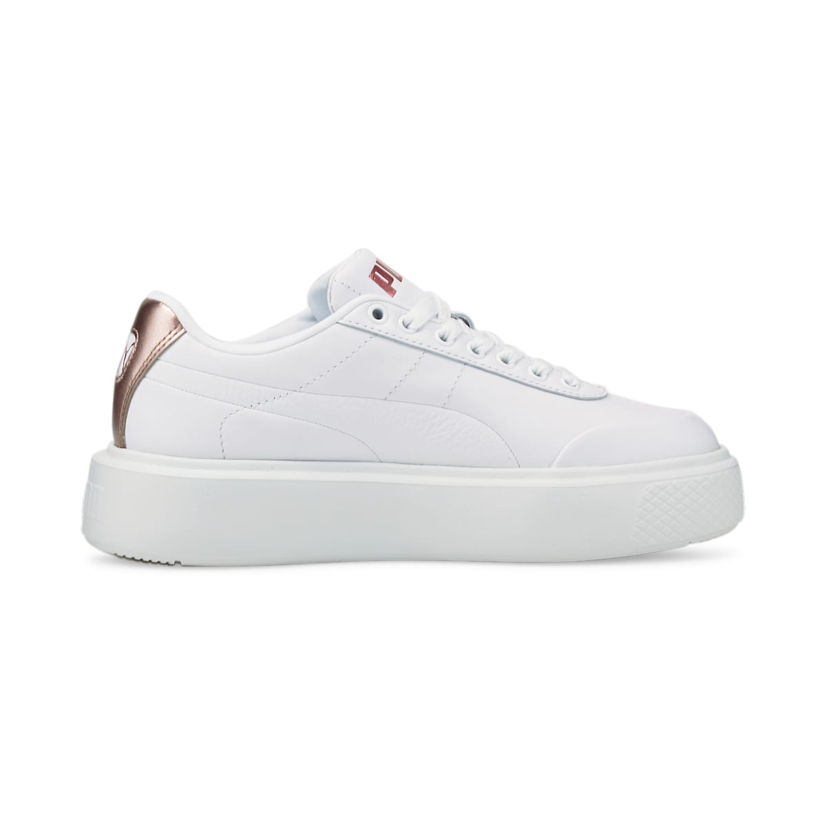 (WMNS) PUMA Oslo Maja Clean Metal 'White Ros -Gold' 382783-02