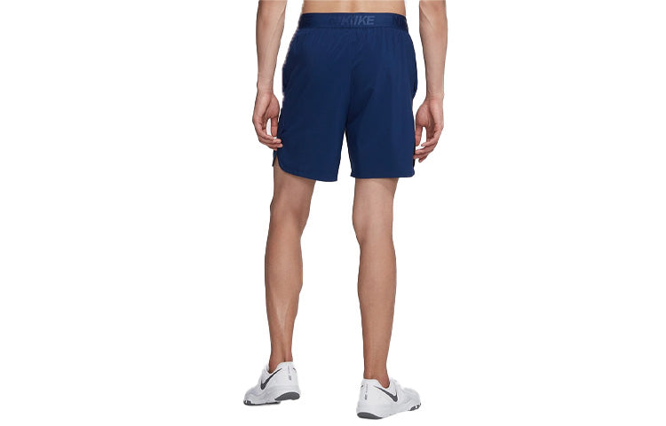 Nike Flex 8 Sports Training Shorts Navy Blue 886372-478