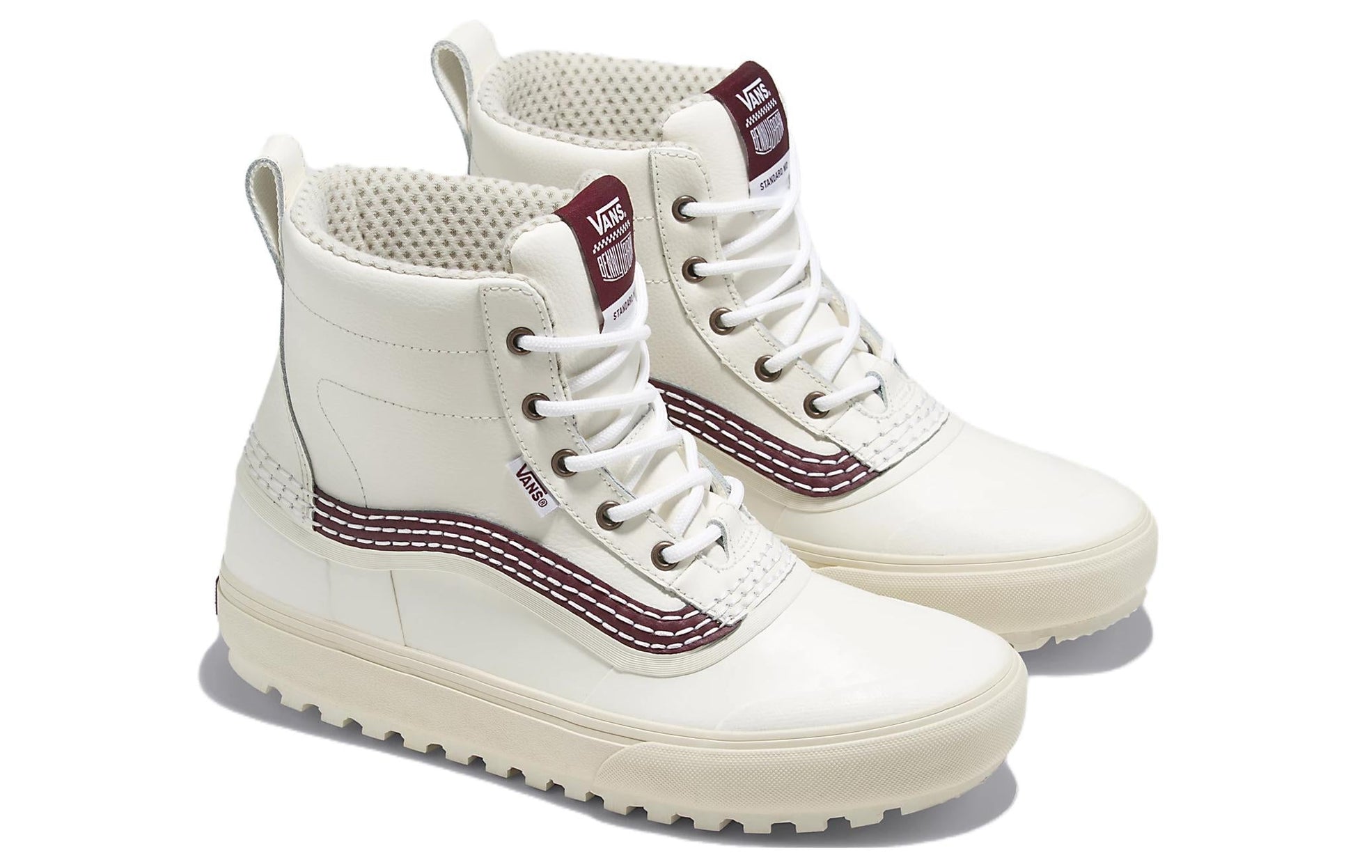 Vans Standard Mid Snow MTE 'Marshmallow Burgundy' VN0A5JHZQJK