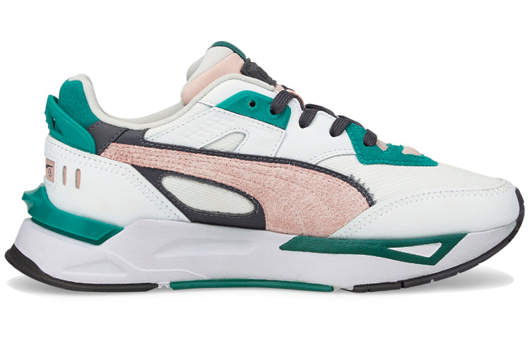(WMNS) PUMA Mirage Sport Pop Running Shoes White/Green 382747-02