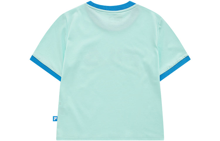 FILA FUSION Baseball Casual Sports Breathable Short Sleeve Green T11W132109F-TQ