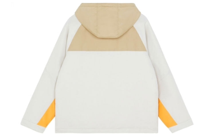 New Balance Trendy Color Block Jacket Asia Sizing 'Beige White Yellow' AMJ13330-AUL