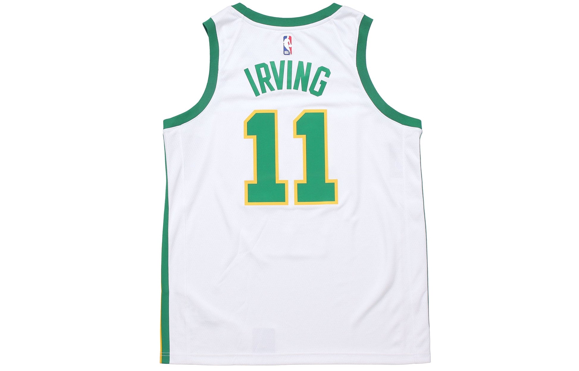 Nike NBA 18-19 Kyrie Irving Basketball Jersey 'White Green' AJ4596-101