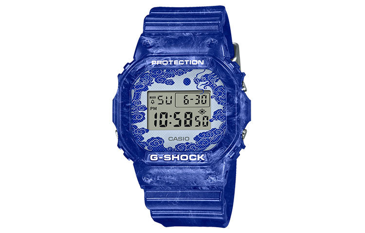 CASIO G-Shock Square 'Blue' DW-5600BWP-2PFQ