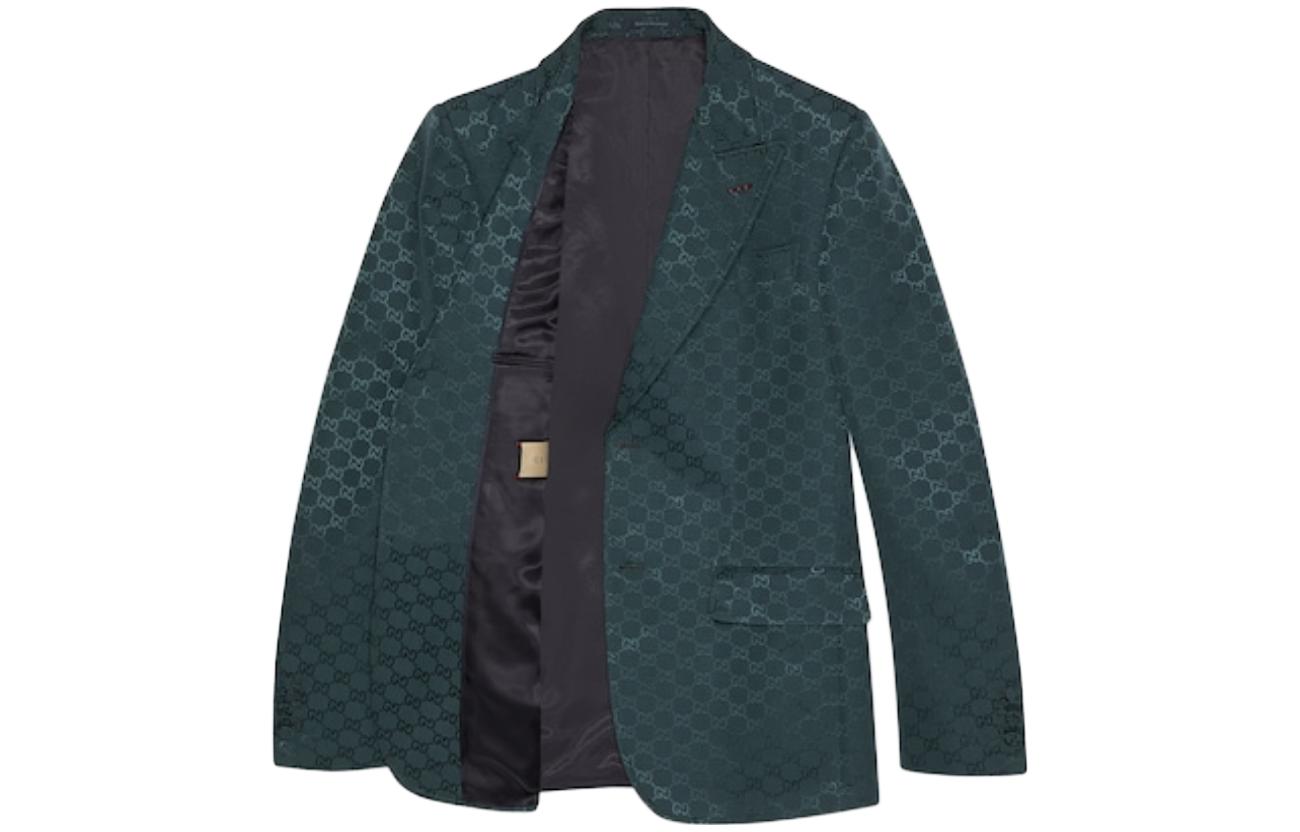 Gucci GG Cotton Faille Jacket 'Green' 770369-ZAHMD-3100