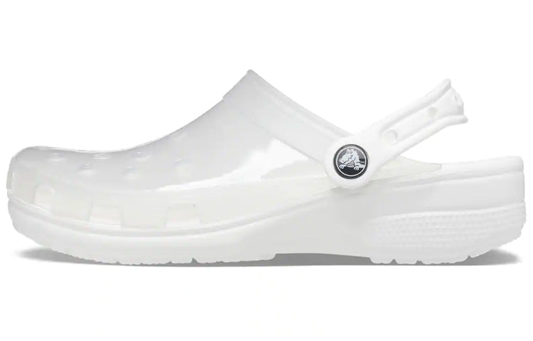 (WMNS) Crocs Jelly Crocs Transparent Unisex White Sandals 206908-100
